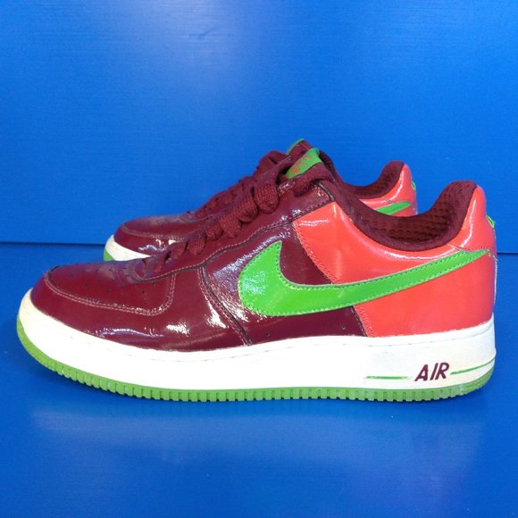 NIKE AIR FORCE 1 PREMIUM KIWI Shoes SIZE 11 2006 Vintage Vtg 312945-631 Sneakers - Picture 7 of 13